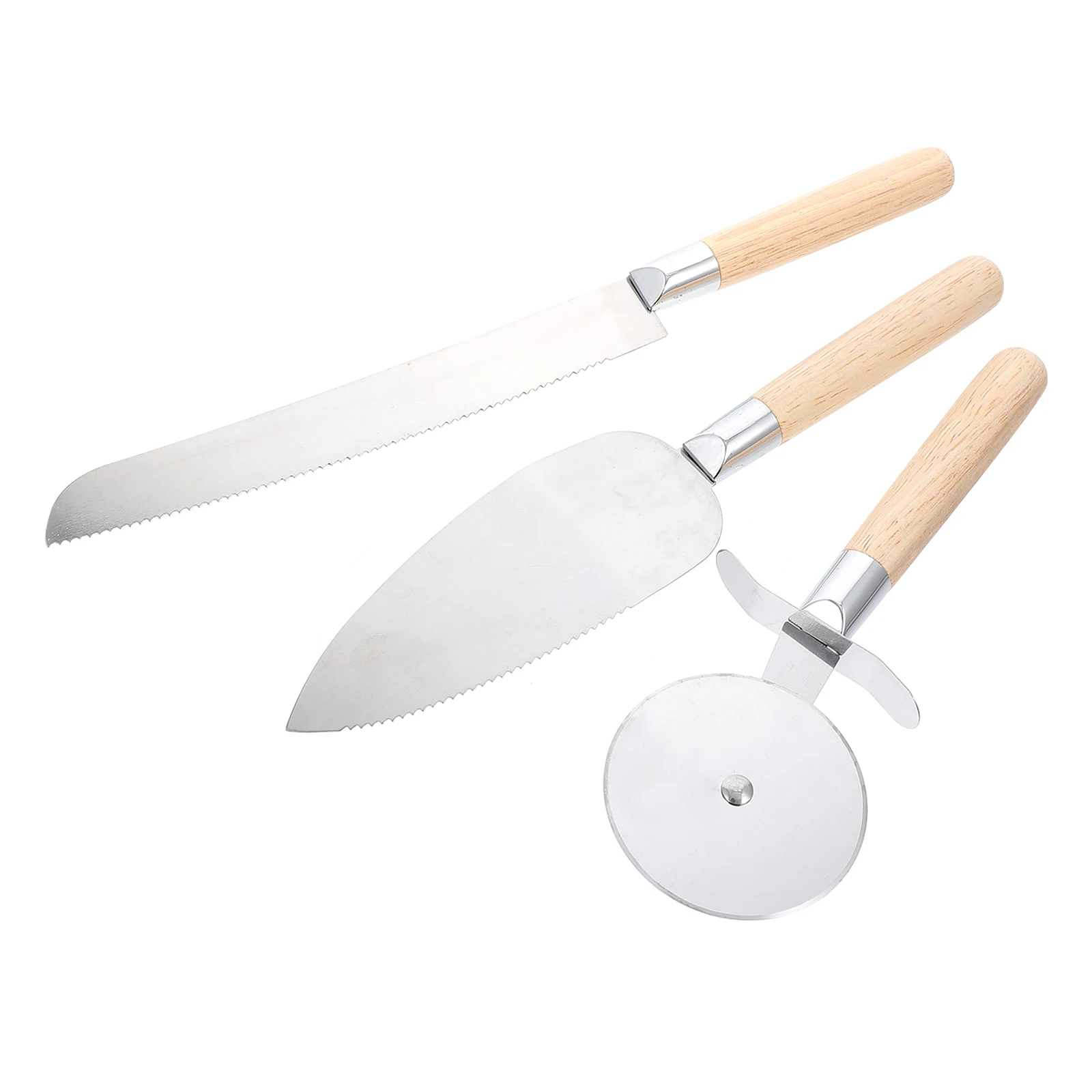 1 set Pizza Slicer Wheel Stainless Shovel Kitchen Gadgets Stainless Steel Pizza Tool Lightweight Portable
1 set Pizza Slicer Wheel Stainless Shovel Kitchen Gadgets Stainless Steel Pizza Tool Lightweight Portable