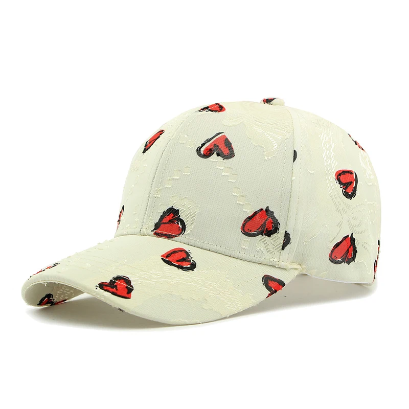 Baseball Cap Heart Print Women Curve Bill Fit Hat Sun Protection Accessory For Golf Running Hike Outdoor Sports Autumn
Baseball Cap Heart Print Women Curve Bill Fit Hat Sun Protection Accessory For Golf Running Hike Outdoor Sports Autumn