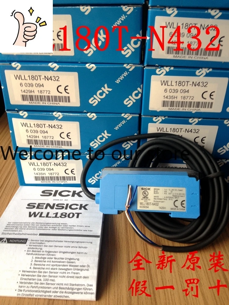 Новый оригинальный немецкий оптоволоконный усилитель SICK WLL180T-N432 WLL180T-L432 (модель 2025 года)
Новый оригинальный немецкий оптоволоконный усилитель SICK WLL180T-N432 WLL180T-L432 (модель 2025 года)