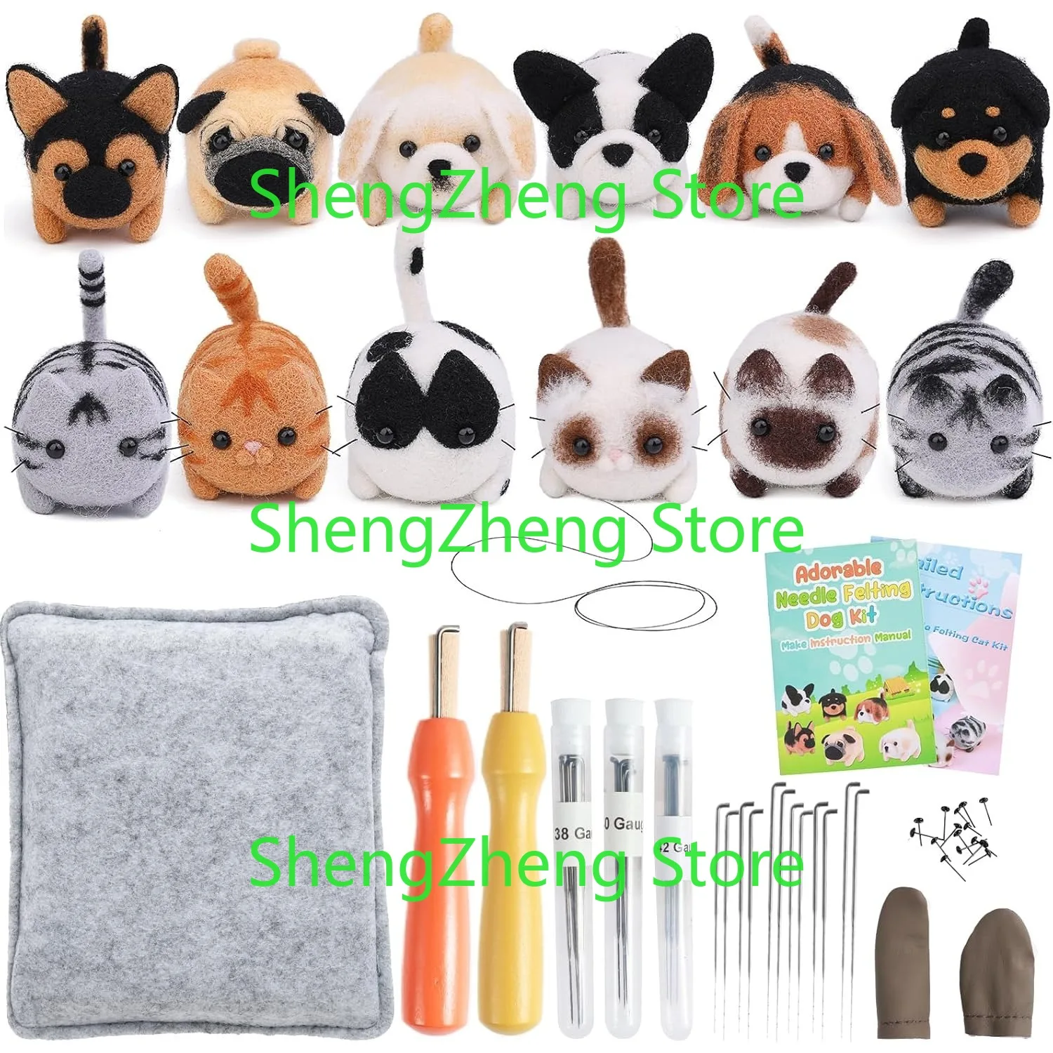 Needle Felting Kit DIY Needle Felting Supplies Wool Felting Kit Complete Doll Making Starter Kit for Beginners Adults
Needle Felting Kit DIY Needle Felting Supplies Wool Felting Kit Complete Doll Making Starter Kit for Beginners Adults