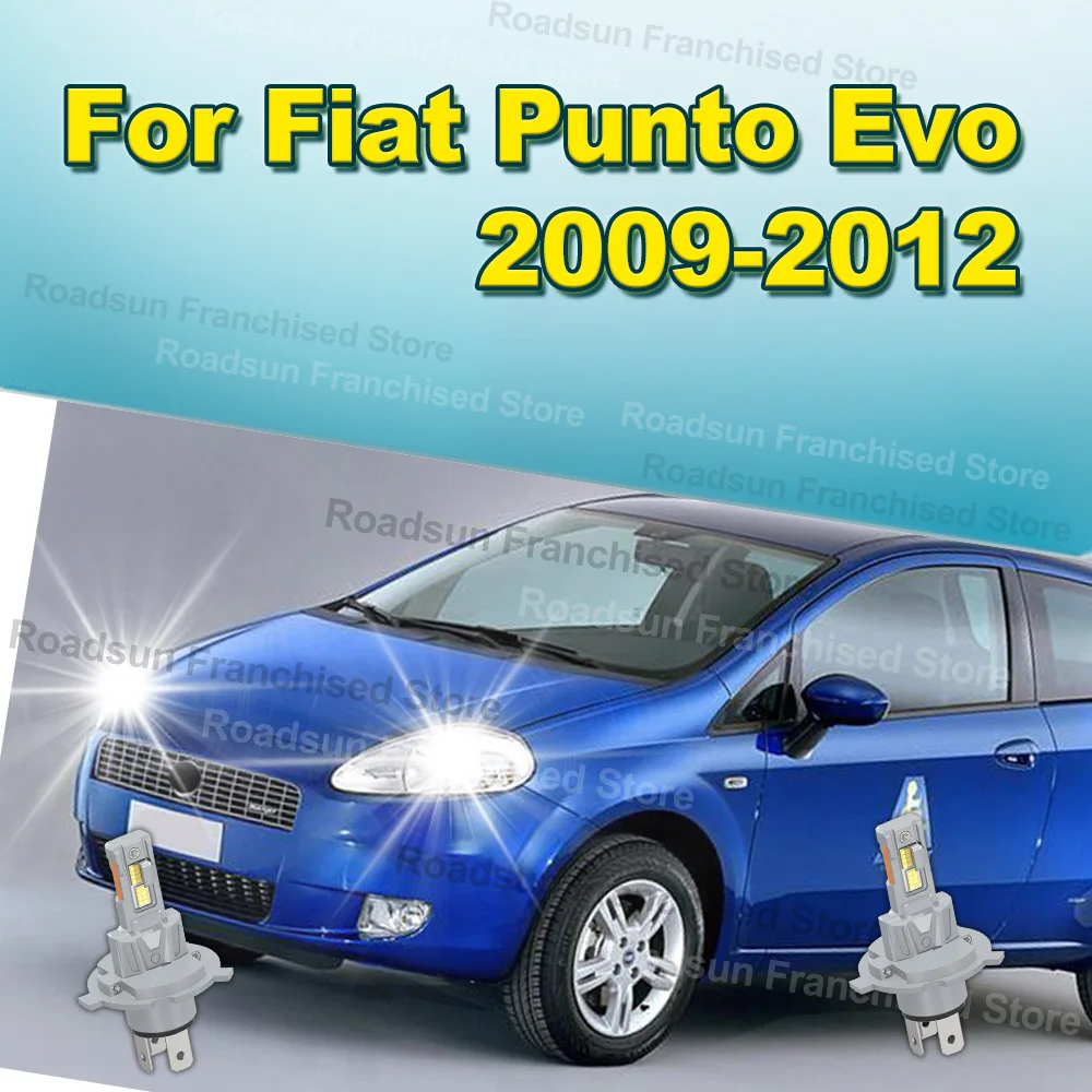 2Pcs Hi/Lo Beam Headlights Plug-N-Play 12V 6000K CSP 3570 30000LM For Fiat Punto Evo 2009 2010 2011 2012
2Pcs Hi/Lo Beam Headlights Plug-N-Play 12V 6000K CSP 3570 30000LM For Fiat Punto Evo 2009 2010 2011 2012
