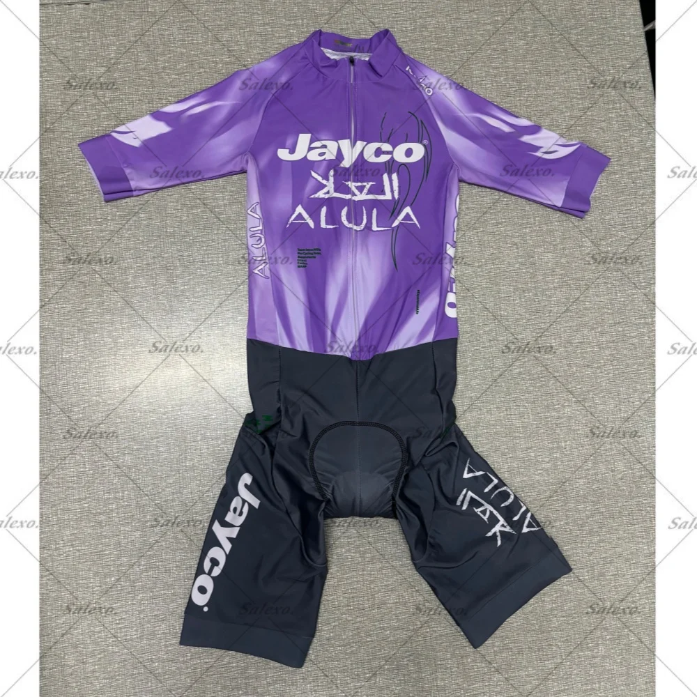 LASER CUT 2026 Purple Jayco AlUla TEAM Skinsuit TEAM Cycling Short Sleeved Bodysuit Cycling Jersey Bike Maillot Ropa Ciclismo
LASER CUT 2026 Purple Jayco AlUla TEAM Skinsuit TEAM Cycling Short Sleeved Bodysuit Cycling Jersey Bike Maillot Ropa Ciclismo