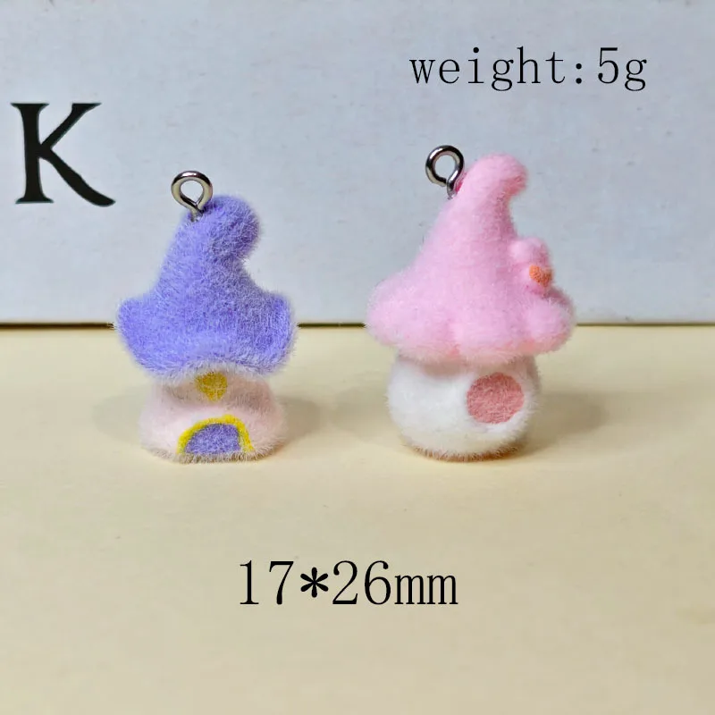 20pcs Fluffy Flocking Resin Charms Cute Doll Mushroom House Pendant For Making Earrings Keychain Bag Accessories Supplies
20pcs Fluffy Flocking Resin Charms Cute Doll Mushroom House Pendant For Making Earrings Keychain Bag Accessories Supplies
