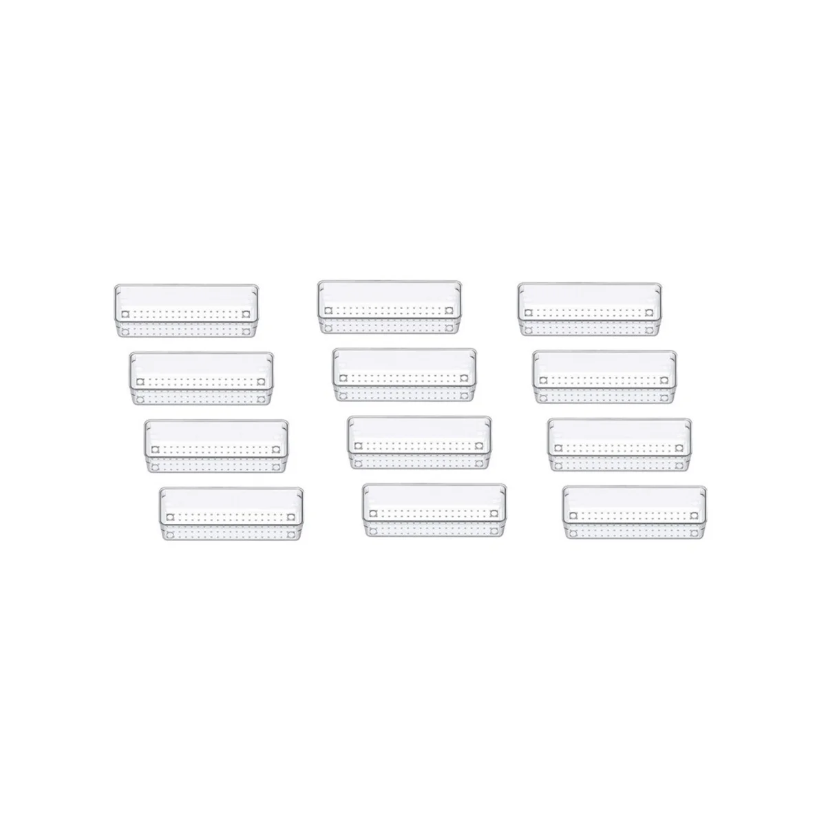 12Pcs Drawer Organizer, Clear Desk Drawer Organizer Trays Storage Tray for Makeup, Jewelries,Utensils in Bedroom Dresser
12Pcs Drawer Organizer, Clear Desk Drawer Organizer Trays Storage Tray for Makeup, Jewelries,Utensils in Bedroom Dresser