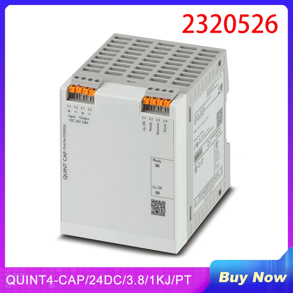 2320526 New For Phoenix QUINT4-CAP/24DC/3.8/1KJ/PT QUINT CAP 24VDC/3.8A/1kJ Capacity Module
2320526 New For Phoenix QUINT4-CAP/24DC/3.8/1KJ/PT QUINT CAP 24VDC/3.8A/1kJ Capacity Module