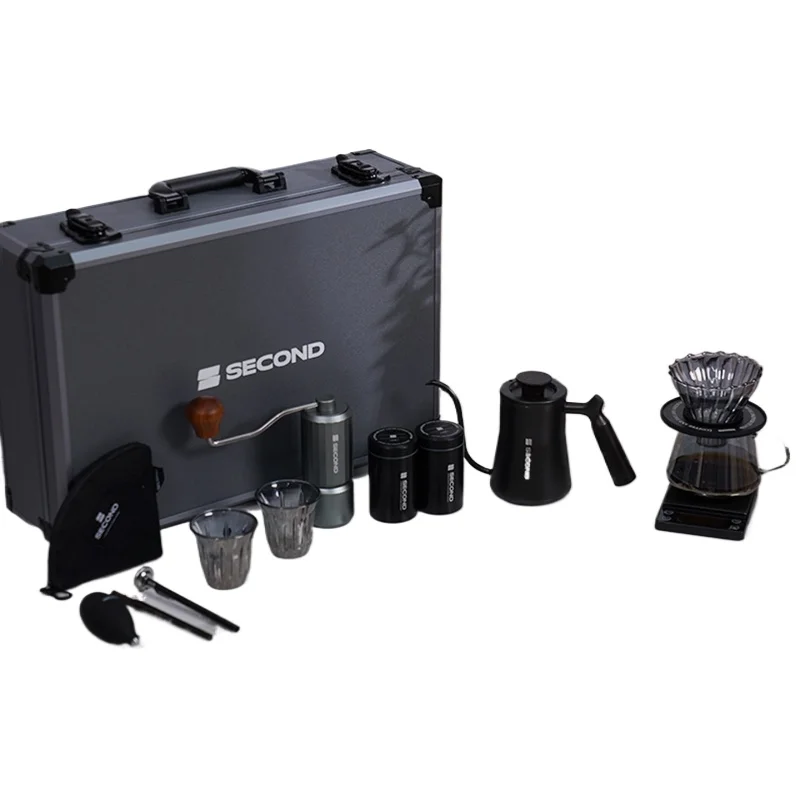 Siken SC-20 Professional Edition Hand Brewing Coffee Pot Set Coffee Hand Brewing Gift Box Hand Grinding Bean Grinder Utensils
Siken SC-20 Professional Edition Hand Brewing Coffee Pot Set Coffee Hand Brewing Gift Box Hand Grinding Bean Grinder Utensils