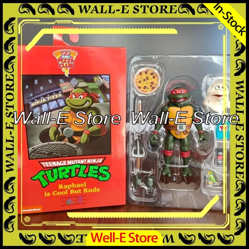 Новые фигурки NECA Leonardo Leads Turtles, серия Pizza Club Turtles, 4 шт./набор, аниме-фигурки, модели, игрушки, украшение для книжной полки
Новые фигурки NECA Leonardo Leads Turtles, серия Pizza Club Turtles, 4 шт./набор, аниме-фигурки, модели, игрушки, украшение для книжной полки