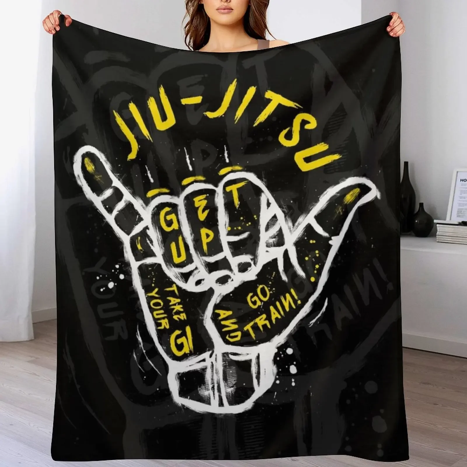 Jiu-jitsu. Go train! 2 Throw Blanket Hair Soft Shaggy Blankets
Jiu-jitsu. Go train! 2 Throw Blanket Hair Soft Shaggy Blankets