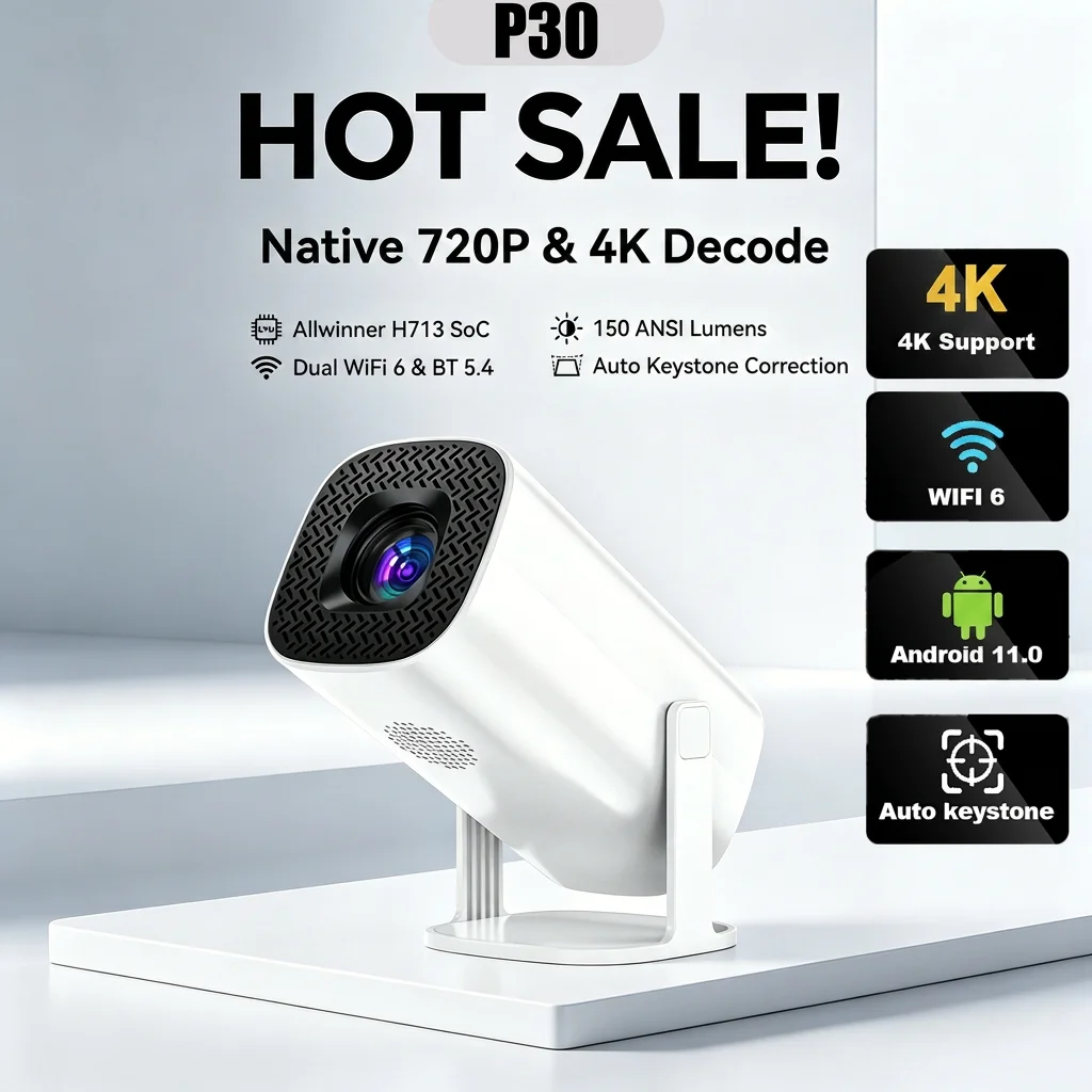 Linglan Bestseller P30 Projector,150Lumens 4K HD Android,Dual WiFi Bluetooth Vertical Portable Home Theater Projector,Free Ship
Linglan Bestseller P30 Projector,150Lumens 4K HD Android,Dual WiFi Bluetooth Vertical Portable Home Theater Projector,Free Ship
