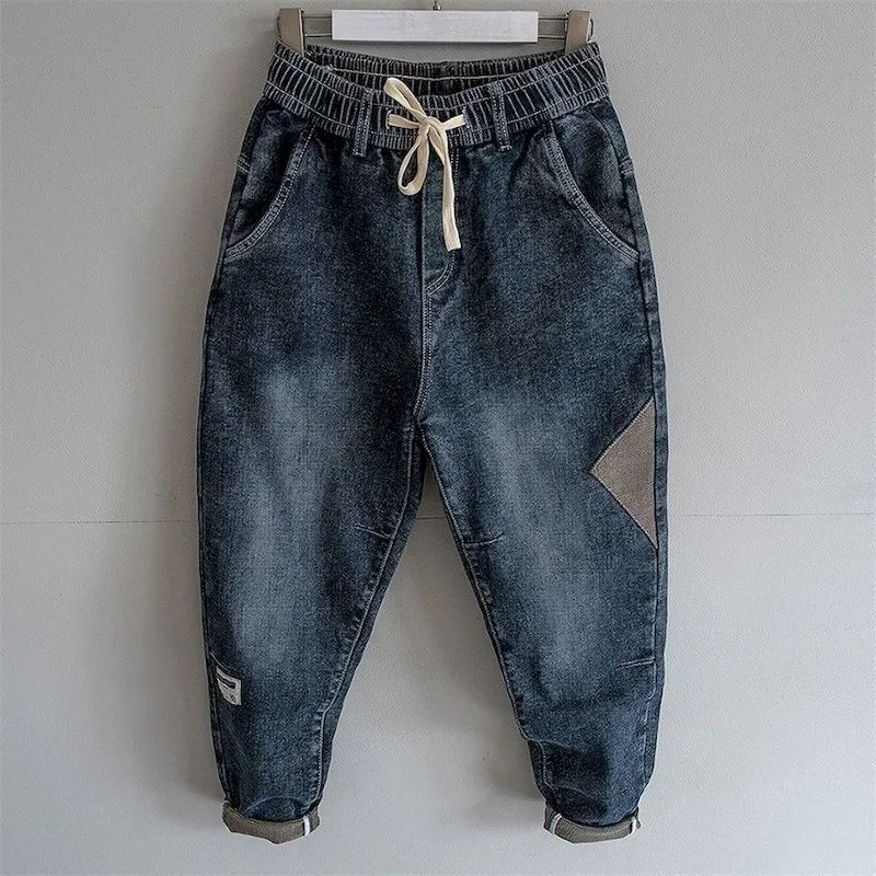 Foufurieux 2023 Spring Autumn New Jeans Men Trend Stitching Baggy Elastic Haren Pants All-match Korean Trousers Men High Street
Foufurieux 2023 Spring Autumn New Jeans Men Trend Stitching Baggy Elastic Haren Pants All-match Korean Trousers Men High Street