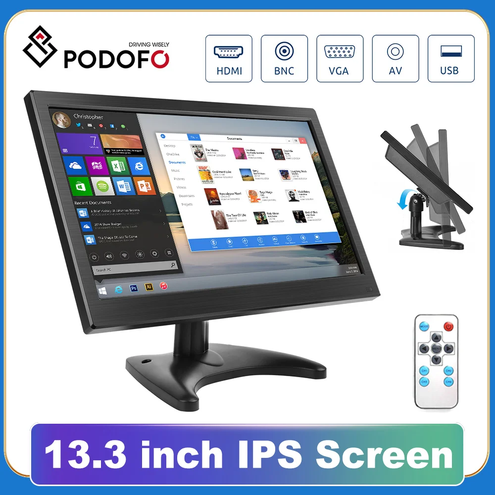 Podofo 13.3" IPS Rearview Vehicle Parking System For RV Bus Truck DVR Dashboard Waterproof Night Vision Reverse Camera
Podofo 13.3" IPS Rearview Vehicle Parking System For RV Bus Truck DVR Dashboard Waterproof Night Vision Reverse Camera