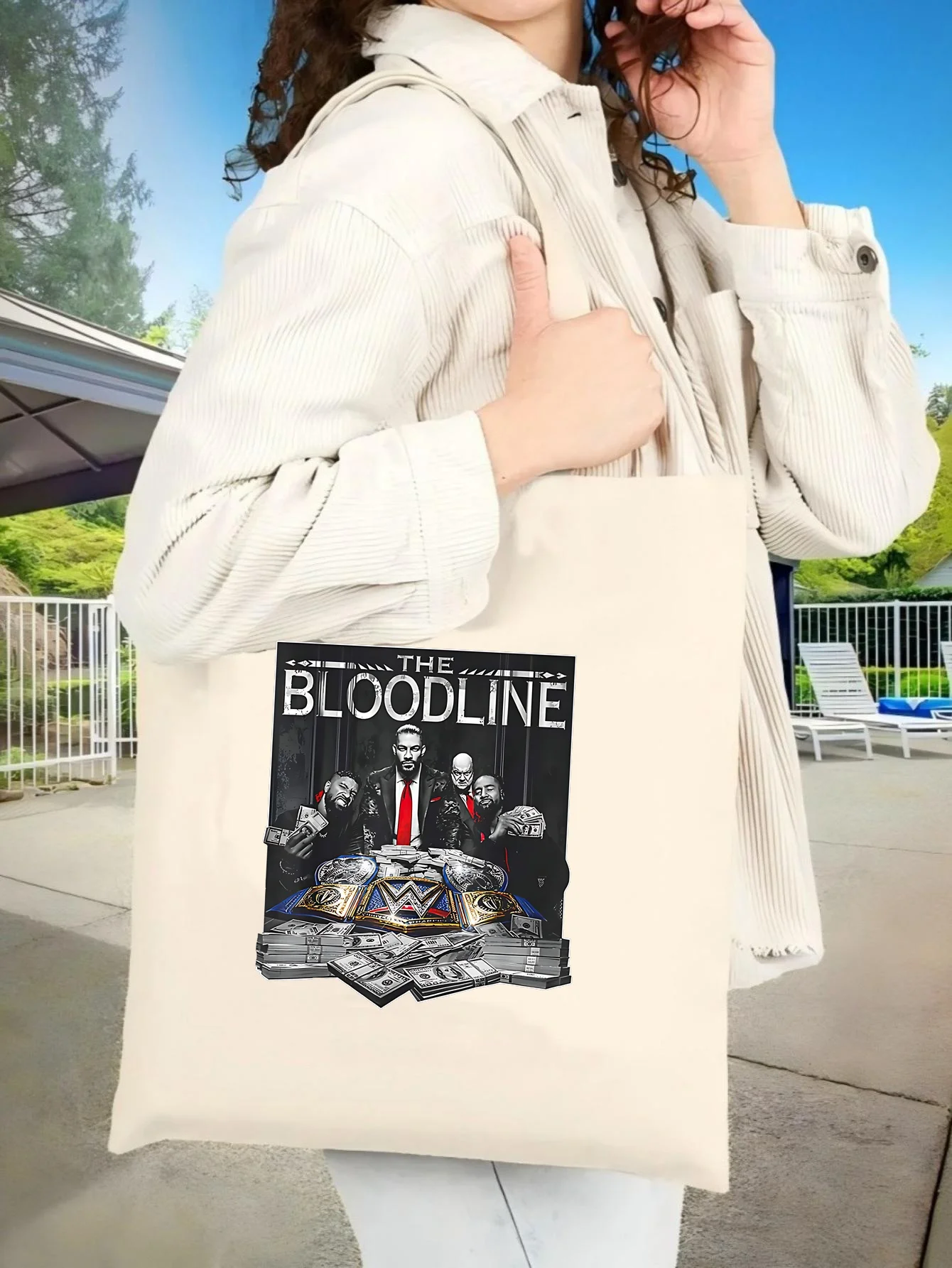 Сумка-тоут BLOODLINE 2026, новинка, унисекс, из холщовой ткани, вместительная, прочная, многоразовая, многофункциональная, на плечо, для повседневного использования/путешествий, размер M
Сумка-тоут BLOODLINE 2026, новинка, унисекс, из холщовой ткани, вместительная, прочная, многоразовая, многофункциональная, на плечо, для повседневного использования/путешествий, размер M