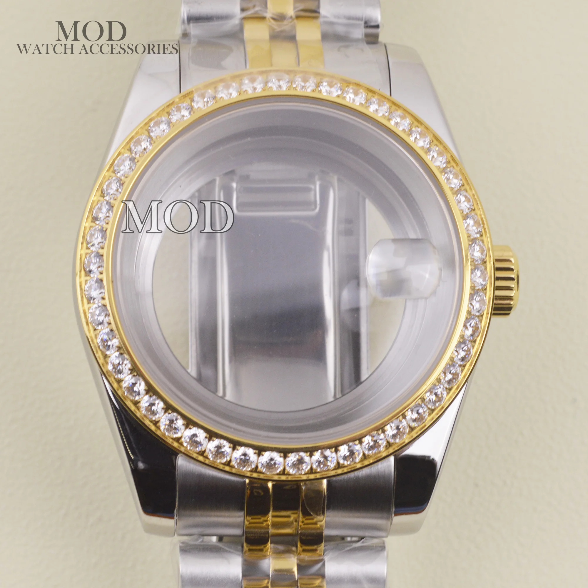 For Datejust NH35 Diamonds Case Jubilee Band 36/39MM Sapphire Glass Stainless Steel Watch Case for NH36 Movement Replacements
For Datejust NH35 Diamonds Case Jubilee Band 36/39MM Sapphire Glass Stainless Steel Watch Case for NH36 Movement Replacements