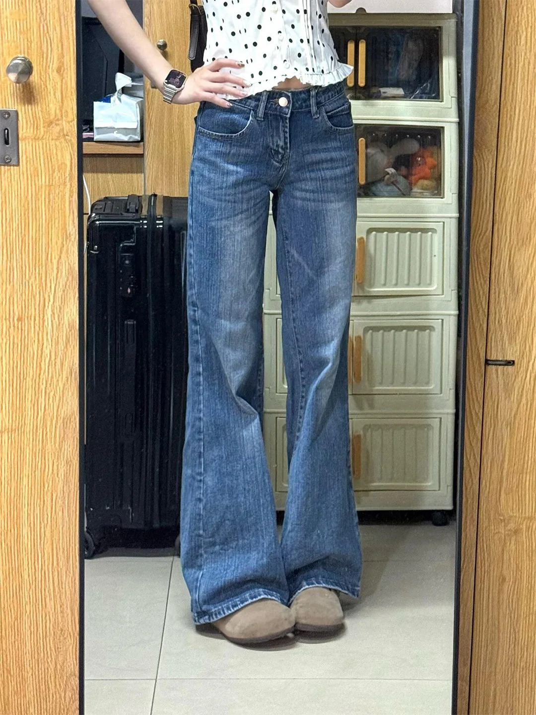 Summer 2026 Women's Skinny Deep Blue American Style Floor-Length Denim Jeans Casual Low Waist Straight Leg Pants
Summer 2026 Women's Skinny Deep Blue American Style Floor-Length Denim Jeans Casual Low Waist Straight Leg Pants