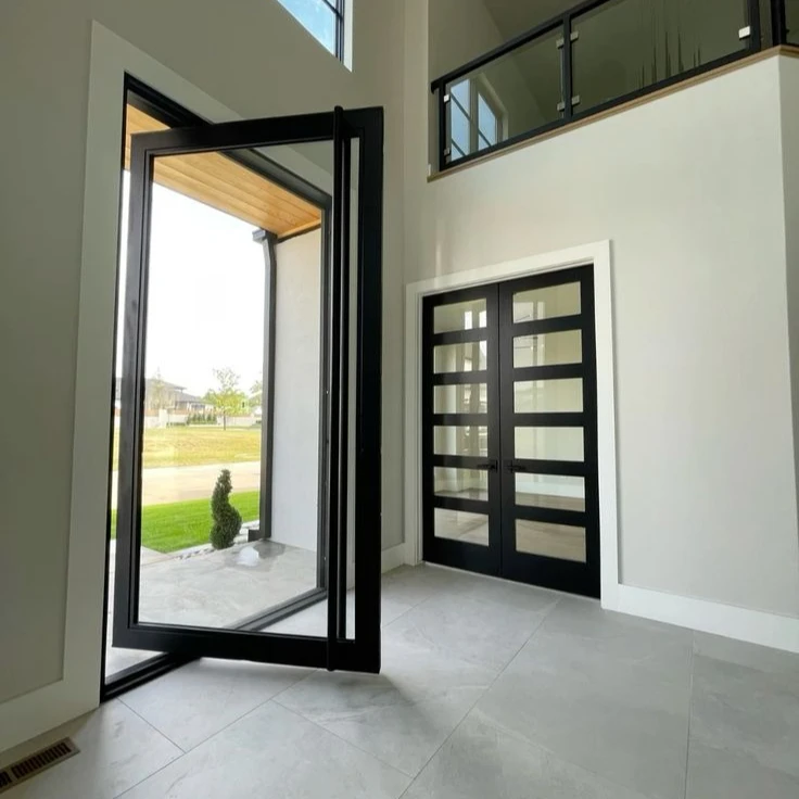 Premium Pivot Door with Luxury Modern Design Aluminum Frame Stable Structure Heat-insulation Windproof Fireproof Pivot Door
Premium Pivot Door with Luxury Modern Design Aluminum Frame Stable Structure Heat-insulation Windproof Fireproof Pivot Door