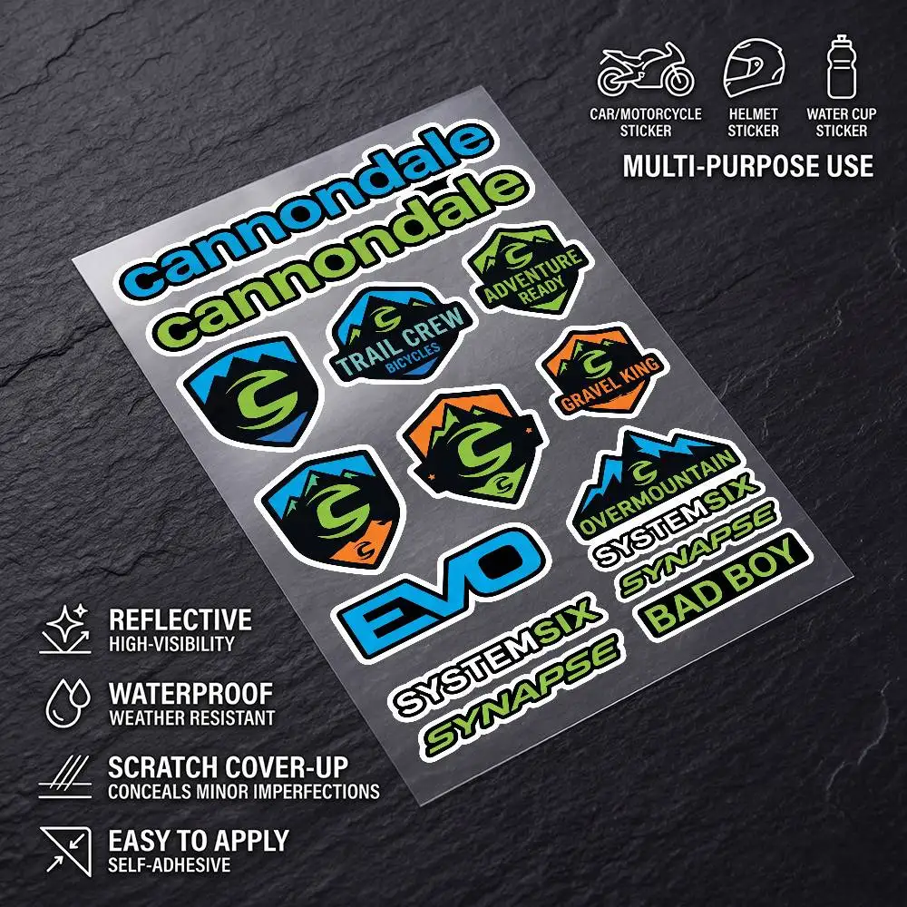 for Cannondale All Purpose Reflective Waterproof Scratch Blocker Decal Car Bike Helmet Cup Refrigerator Decorative Stickers
for Cannondale All Purpose Reflective Waterproof Scratch Blocker Decal Car Bike Helmet Cup Refrigerator Decorative Stickers