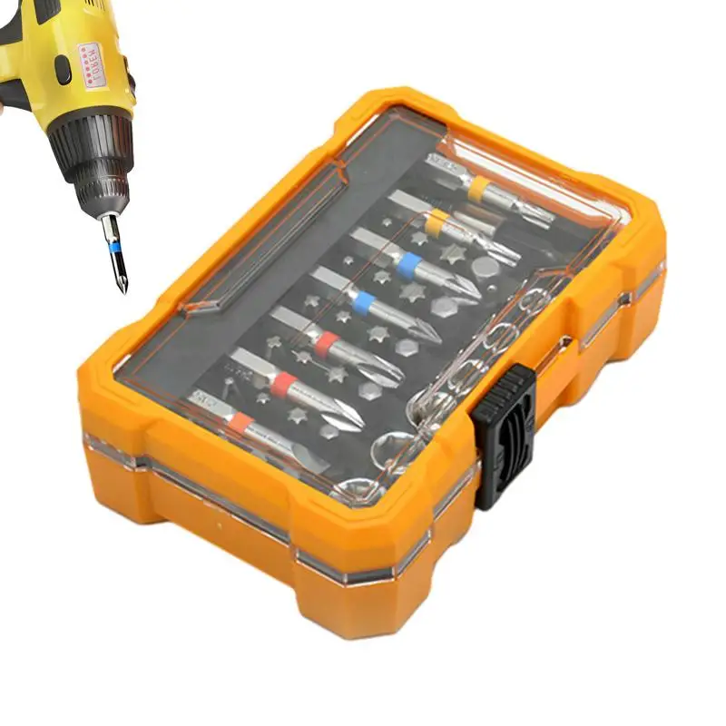 Screwdriver Bit Set 50X Impact Drill Bi Impact Drill Bit Woodworking Drill Bits Screwdriver Drill Adapter With Storage Box
Screwdriver Bit Set 50X Impact Drill Bi Impact Drill Bit Woodworking Drill Bits Screwdriver Drill Adapter With Storage Box