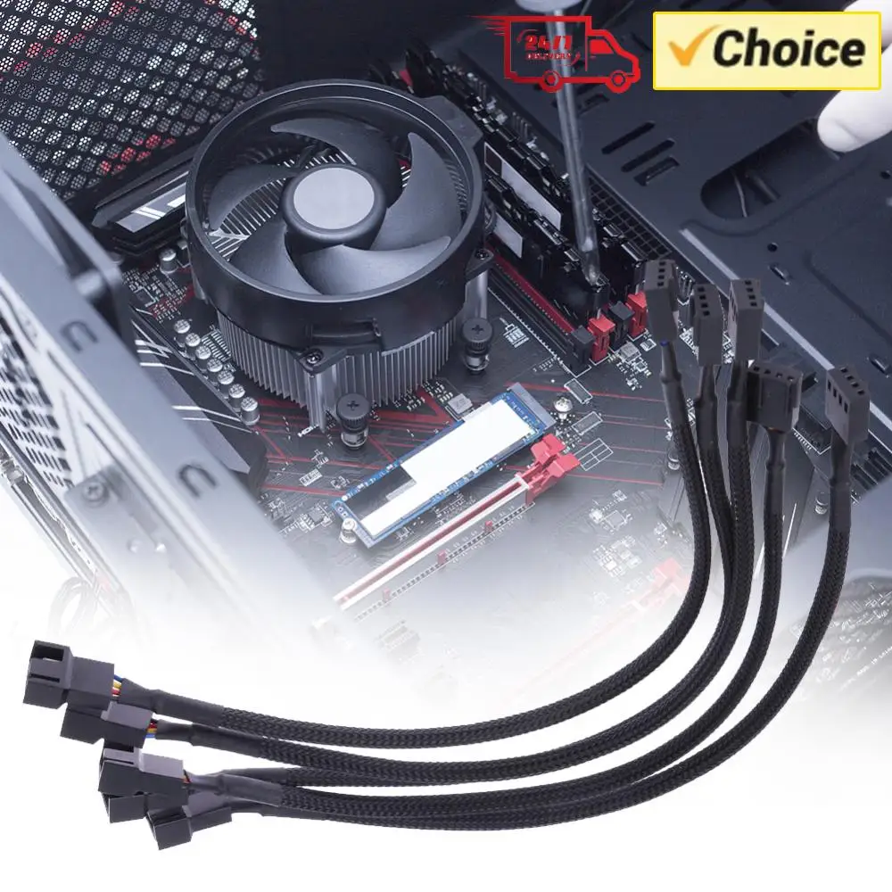 5 Pcs 4 Pin PWM Connector Male To Female Extending Cable PWM Fan Extension Cable PWM Fan Cable for Compure CPU Cooling System
5 Pcs 4 Pin PWM Connector Male To Female Extending Cable PWM Fan Extension Cable PWM Fan Cable for Compure CPU Cooling System
