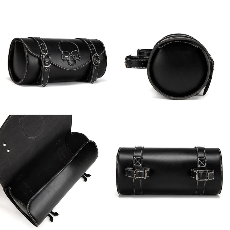 H58F Front Fork Handlebar Bag Motorcycle Front Bag Tool Bag Skull Pattern Saddlebag PU Storage Motorbike Tool Bag
H58F Front Fork Handlebar Bag Motorcycle Front Bag Tool Bag Skull Pattern Saddlebag PU Storage Motorbike Tool Bag