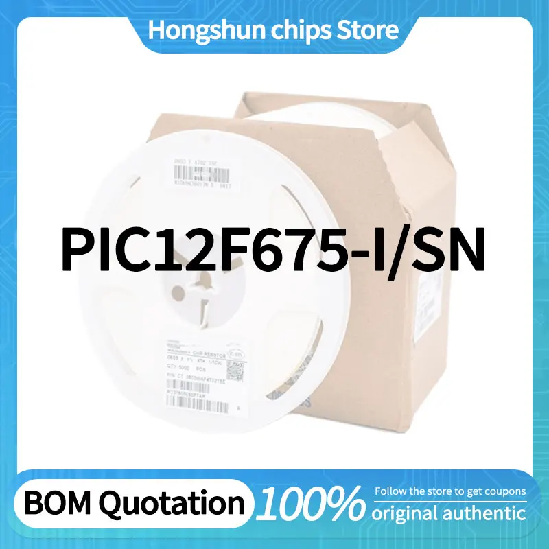 PIC12F675-I/SN Standard version
PIC12F675-I/SN Standard version