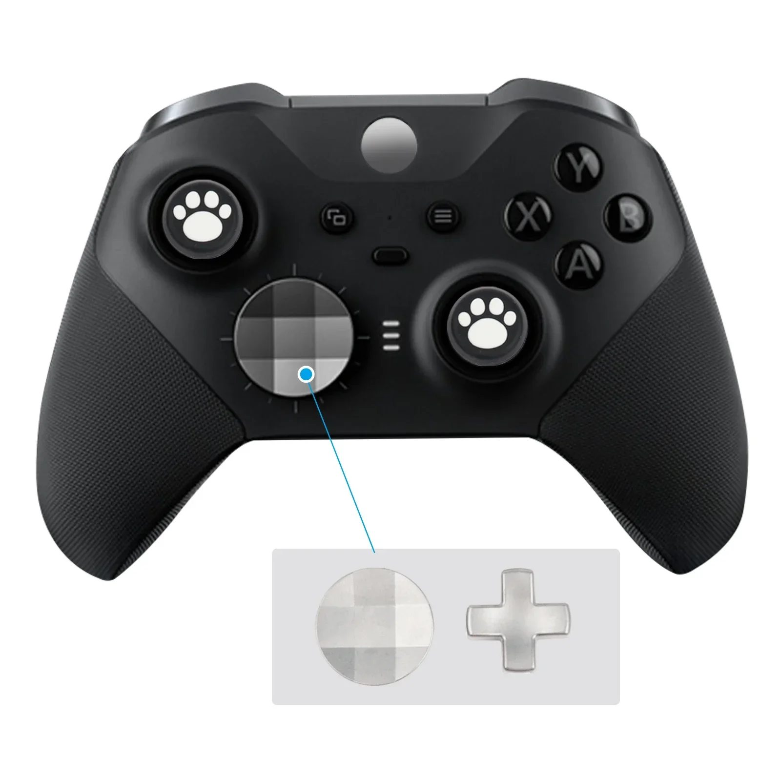 Аксессуары для контроллера для Xbox One Elite Series 2, комплект, металлические триггерные весла D-Pad, ремонтный набор, игровая площадка, ручки для большого пальца
Аксессуары для контроллера для Xbox One Elite Series 2, комплект, металлические триггерные весла D-Pad, ремонтный набор, игровая площадка, ручки для большого пальца