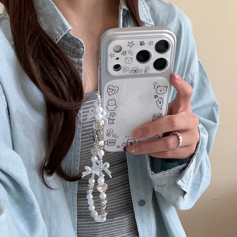 Kawaii Plating Cute Flower Rabbit Animal Wave Point Phone Case For iPhone 17 Pro 16 15 14 Pro Max Cover with Chain Cartoon Cases
Kawaii Plating Cute Flower Rabbit Animal Wave Point Phone Case For iPhone 17 Pro 16 15 14 Pro Max Cover with Chain Cartoon Cases