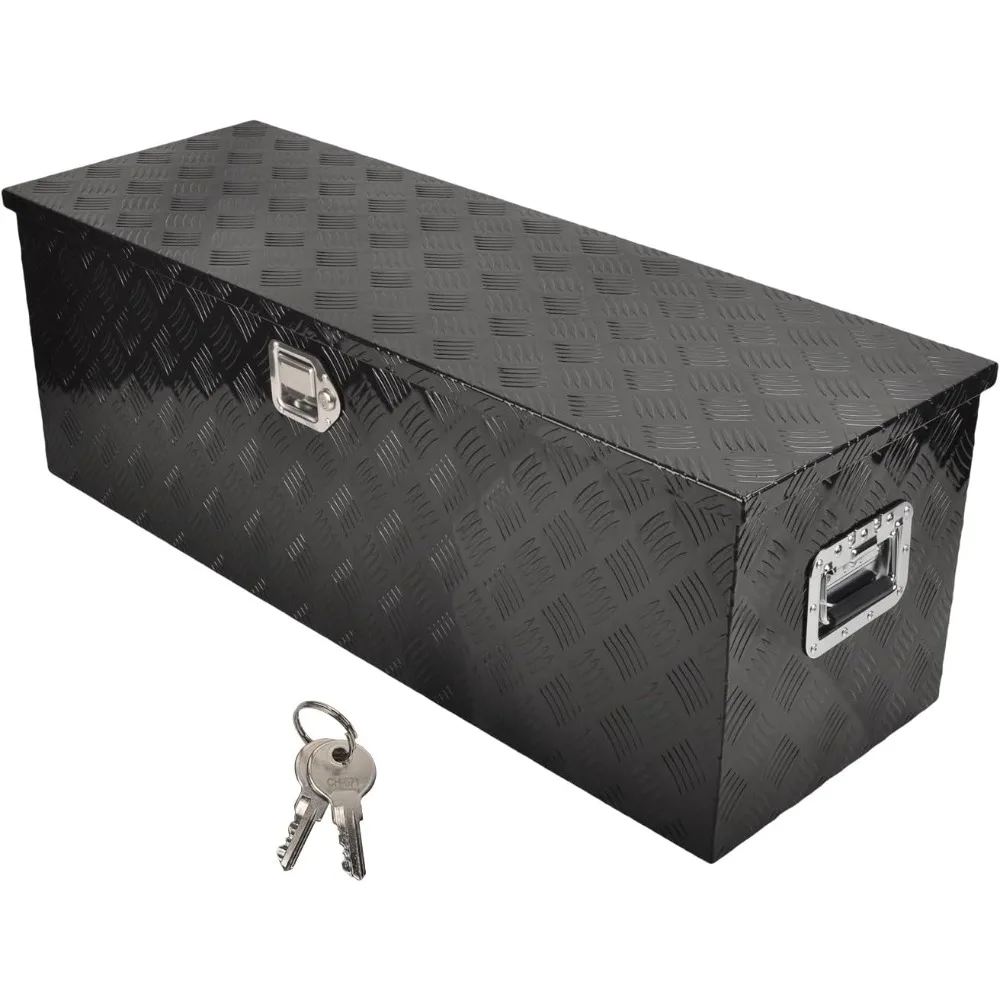 Aluminum Truck Tool Box for 44 Inch Bed, Heavy Duty with Side Handle, Lockable Storage Organizer for Pick Up Trucks, RVs, and Tr
Aluminum Truck Tool Box for 44 Inch Bed, Heavy Duty with Side Handle, Lockable Storage Organizer for Pick Up Trucks, RVs, and Tr