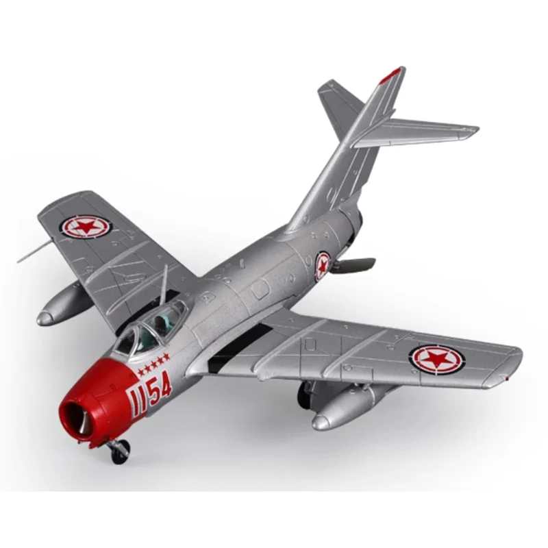 Diecast 1/72 Scale Chinese People's Volunteer Army MIG15 Fighter Aircraft Simulation Alloy Finished Military Model
Diecast 1/72 Scale Chinese People's Volunteer Army MIG15 Fighter Aircraft Simulation Alloy Finished Military Model