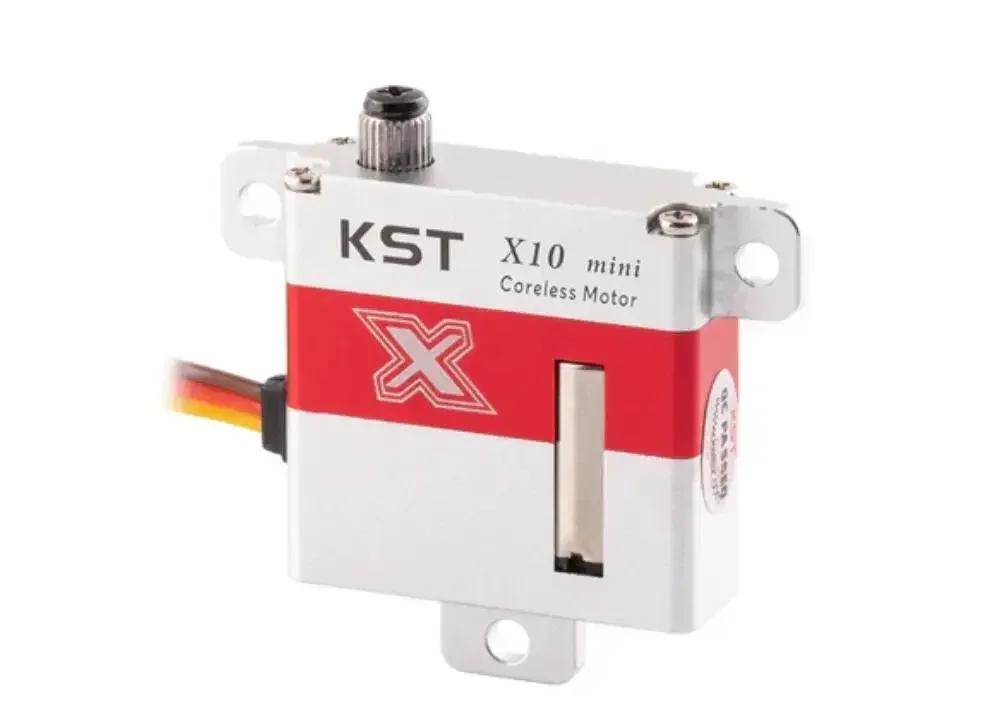 KST X10 Mini V8.0 Digital Metal Gear Servo 7.5kg 0.1sec for RC Airplane Gliders F3J F3B F3F Wing and Flap Installations
KST X10 Mini V8.0 Digital Metal Gear Servo 7.5kg 0.1sec for RC Airplane Gliders F3J F3B F3F Wing and Flap Installations