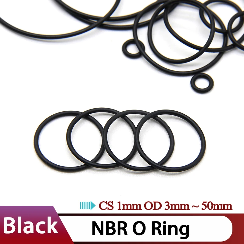 50/100pcs Black CS 1mm NBR O Ring Nitrile Rubber Gasket Thickness OD 3mm ~ 50mm Round O Type Corrosion Oil Resist Sealing Washer
50/100pcs Black CS 1mm NBR O Ring Nitrile Rubber Gasket Thickness OD 3mm ~ 50mm Round O Type Corrosion Oil Resist Sealing Washer