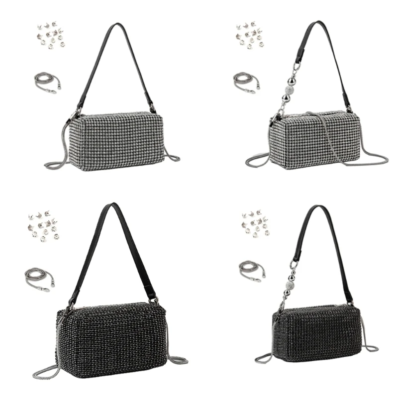 Women Evening Handbag Ladies Sparkling Crossbody Bag Fashion Shoulder Bag Female Purse for Wedding Prom
Women Evening Handbag Ladies Sparkling Crossbody Bag Fashion Shoulder Bag Female Purse for Wedding Prom