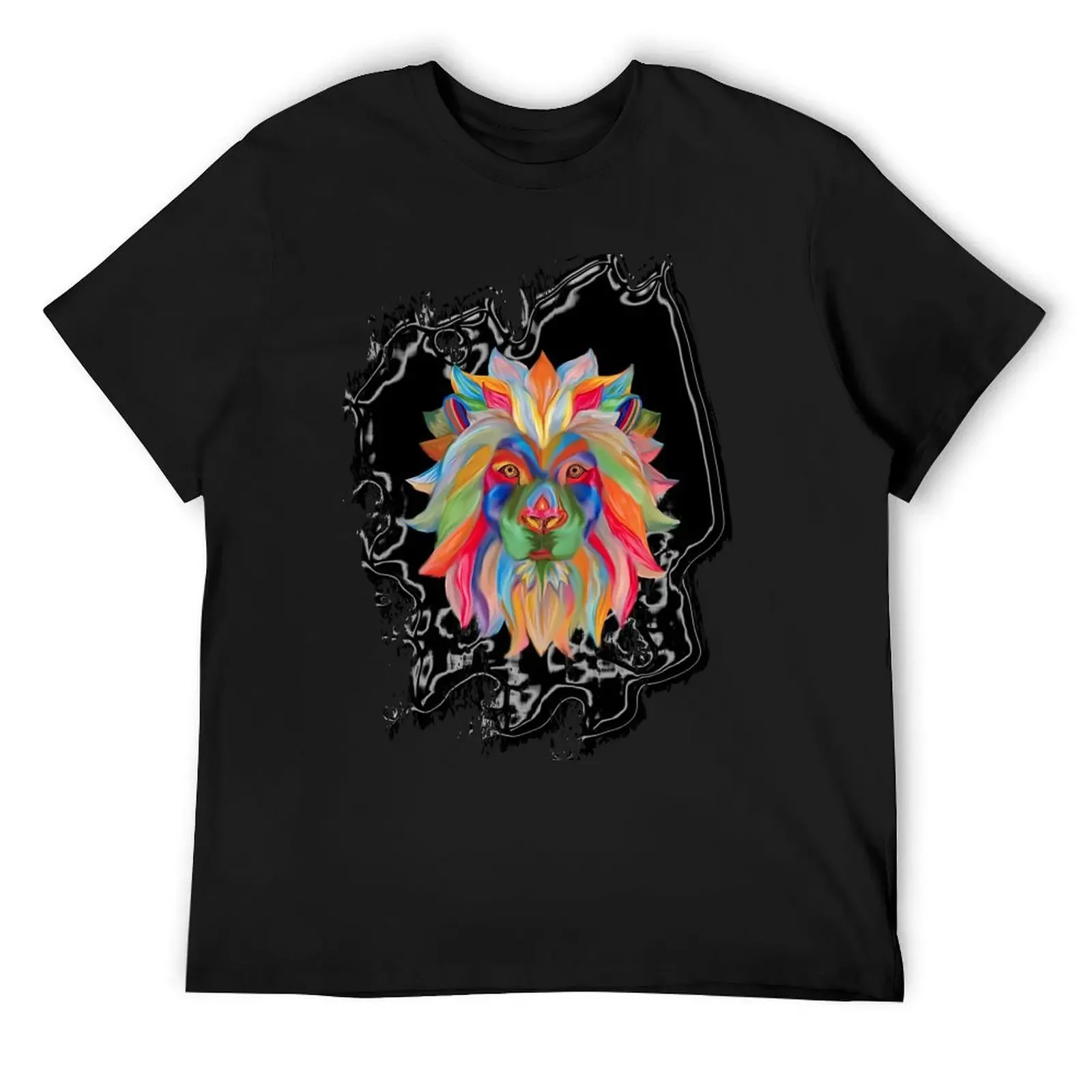 Rainbow Lion in the forest T-Shirt vintage anime shirt summer shirt oversized t shirt men
Rainbow Lion in the forest T-Shirt vintage anime shirt summer shirt oversized t shirt men