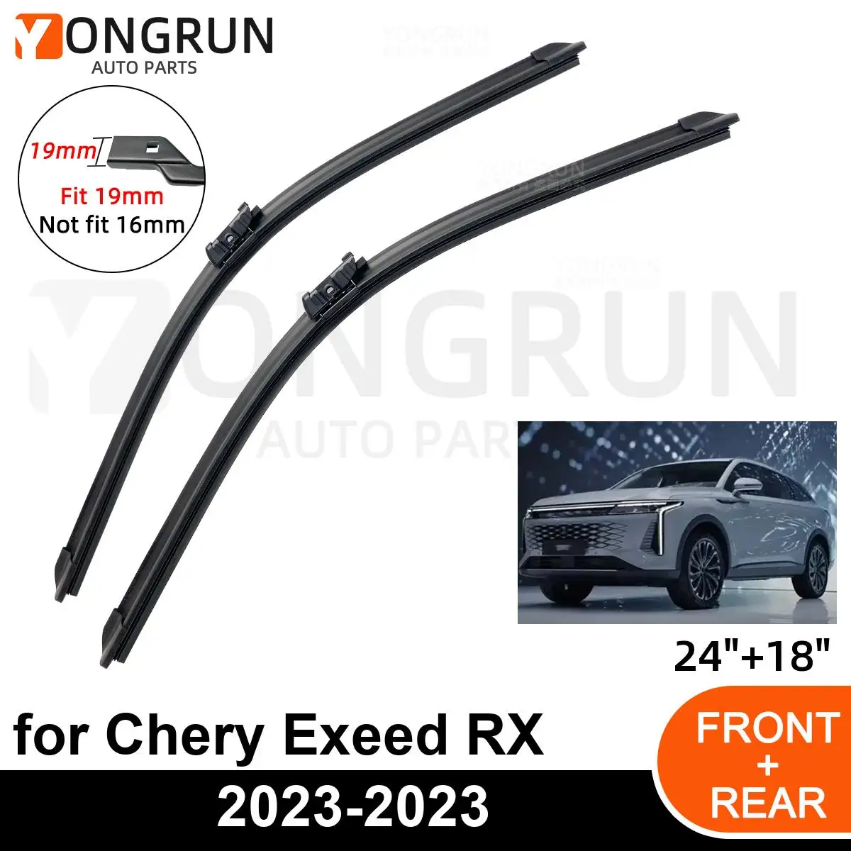 2PCS Car Wiper for Chery Exeed RX 2023-2023 Front Windshield Windscreen Wiper Blade Rubber Accessories 2023
2PCS Car Wiper for Chery Exeed RX 2023-2023 Front Windshield Windscreen Wiper Blade Rubber Accessories 2023