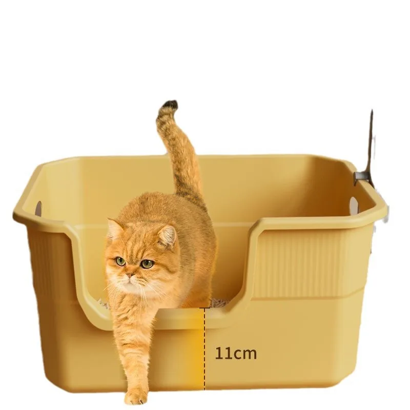 Ultra Large Thickened Cat Litter Tray Giant Spill Proof Fully Open Half Closed Maine Coon Size Cat Litter Pan Pet Supplies
Ultra Large Thickened Cat Litter Tray Giant Spill Proof Fully Open Half Closed Maine Coon Size Cat Litter Pan Pet Supplies
