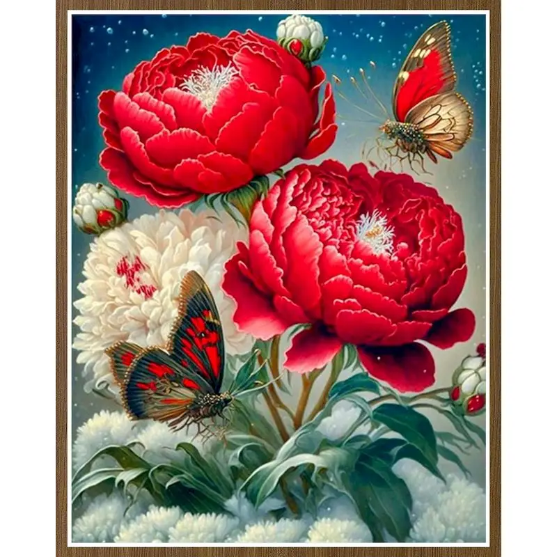 CHENISTORY Full Square Diamond Mosaic Embroidery Rose Flower Diamond Art Painting Kits Handmade Gift Home Decoration
CHENISTORY Full Square Diamond Mosaic Embroidery Rose Flower Diamond Art Painting Kits Handmade Gift Home Decoration
