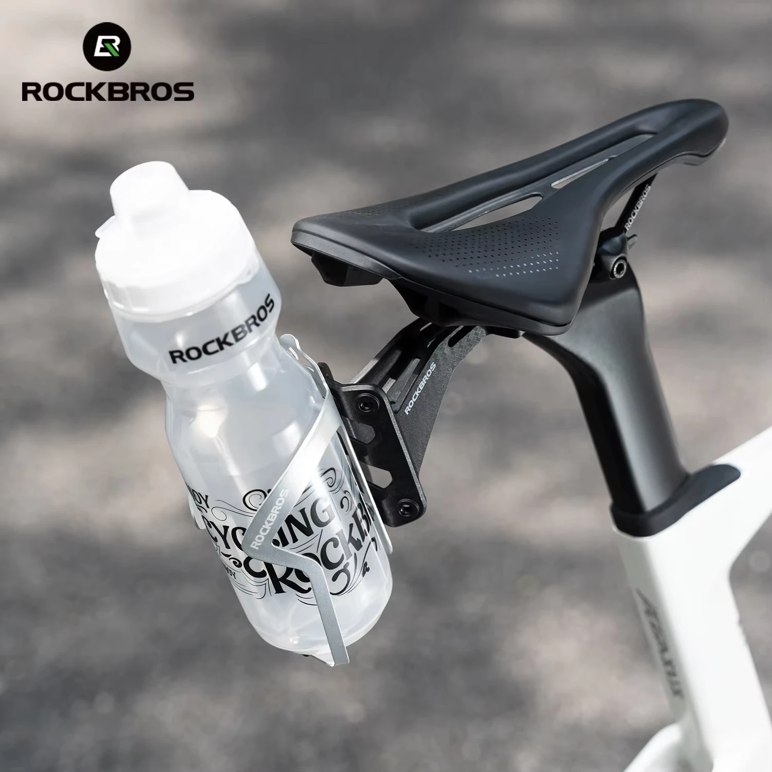 ROCKBROS Water Bottle Cage Rear Saddle Dual Water Bottle Cage Adapter Extension for Triathlon Bikes Saddle Mount for Road MTB
ROCKBROS Water Bottle Cage Rear Saddle Dual Water Bottle Cage Adapter Extension for Triathlon Bikes Saddle Mount for Road MTB