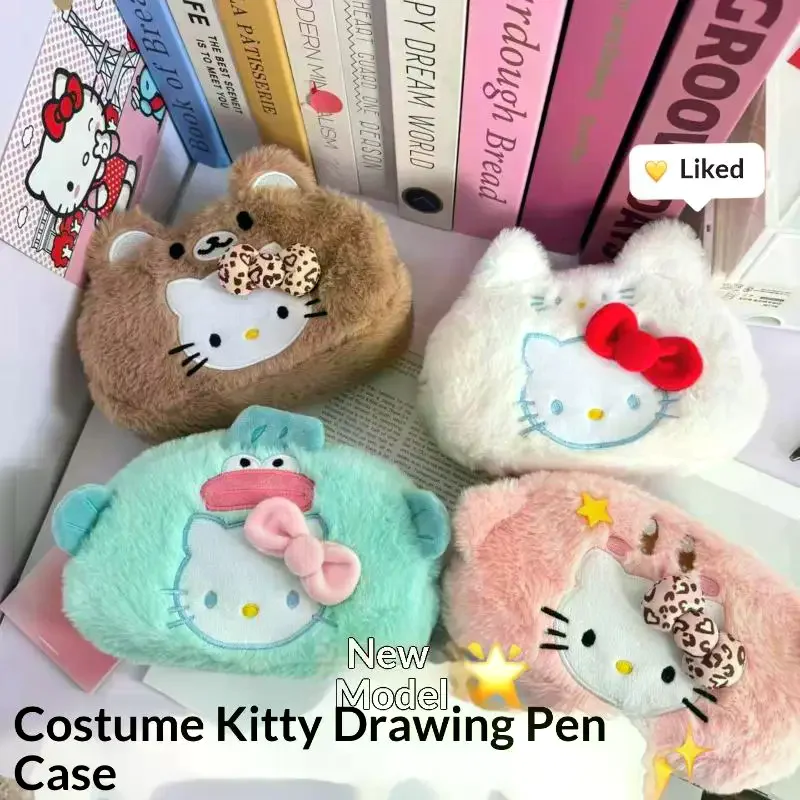 Cute Cartoon Plush Hello Kitty Pencil Case Kawaii Large Capacity Stationery Cosmetics Pencil Pouch Multi-functional Storage Bag
Cute Cartoon Plush Hello Kitty Pencil Case Kawaii Large Capacity Stationery Cosmetics Pencil Pouch Multi-functional Storage Bag