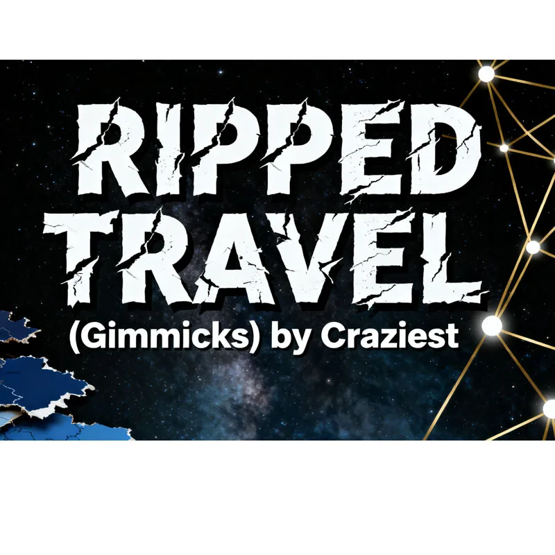 RIPPED TRAVEL (уловки) от Craziest Street Magic Tricks Walk Around Performer Illusions Крупный план Магия Реквизит
RIPPED TRAVEL (уловки) от Craziest Street Magic Tricks Walk Around Performer Illusions Крупный план Магия Реквизит