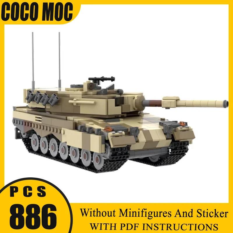 German Main Battle Tank Technology Modular Blocks Military Model Moc Building Bricks Gifts Toys For Children DIY Sets Assembly
German Main Battle Tank Technology Modular Blocks Military Model Moc Building Bricks Gifts Toys For Children DIY Sets Assembly