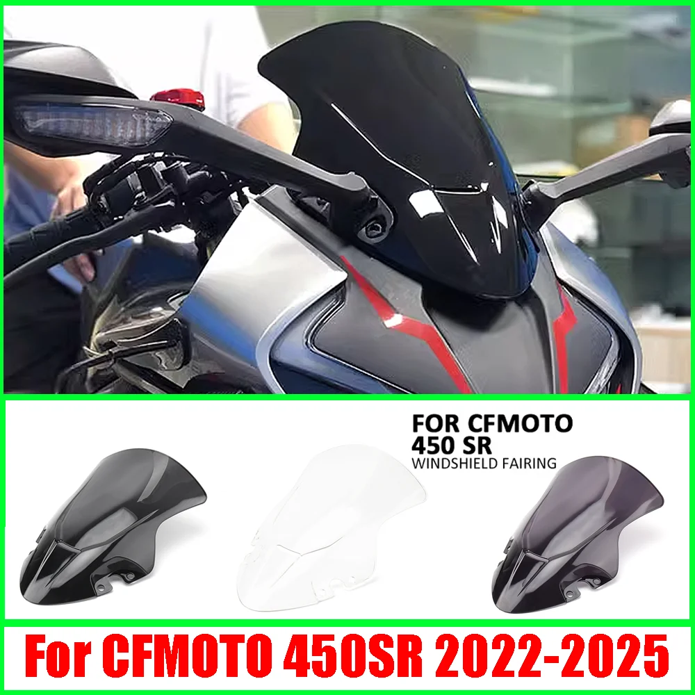 Windshield ProtecFor CFMOTO 450SR 450 SR 450sr 2022-2025 Motorcycle enthusiasts from the wind, thrown-up rocks, debris, and bugs
Windshield ProtecFor CFMOTO 450SR 450 SR 450sr 2022-2025 Motorcycle enthusiasts from the wind, thrown-up rocks, debris, and bugs