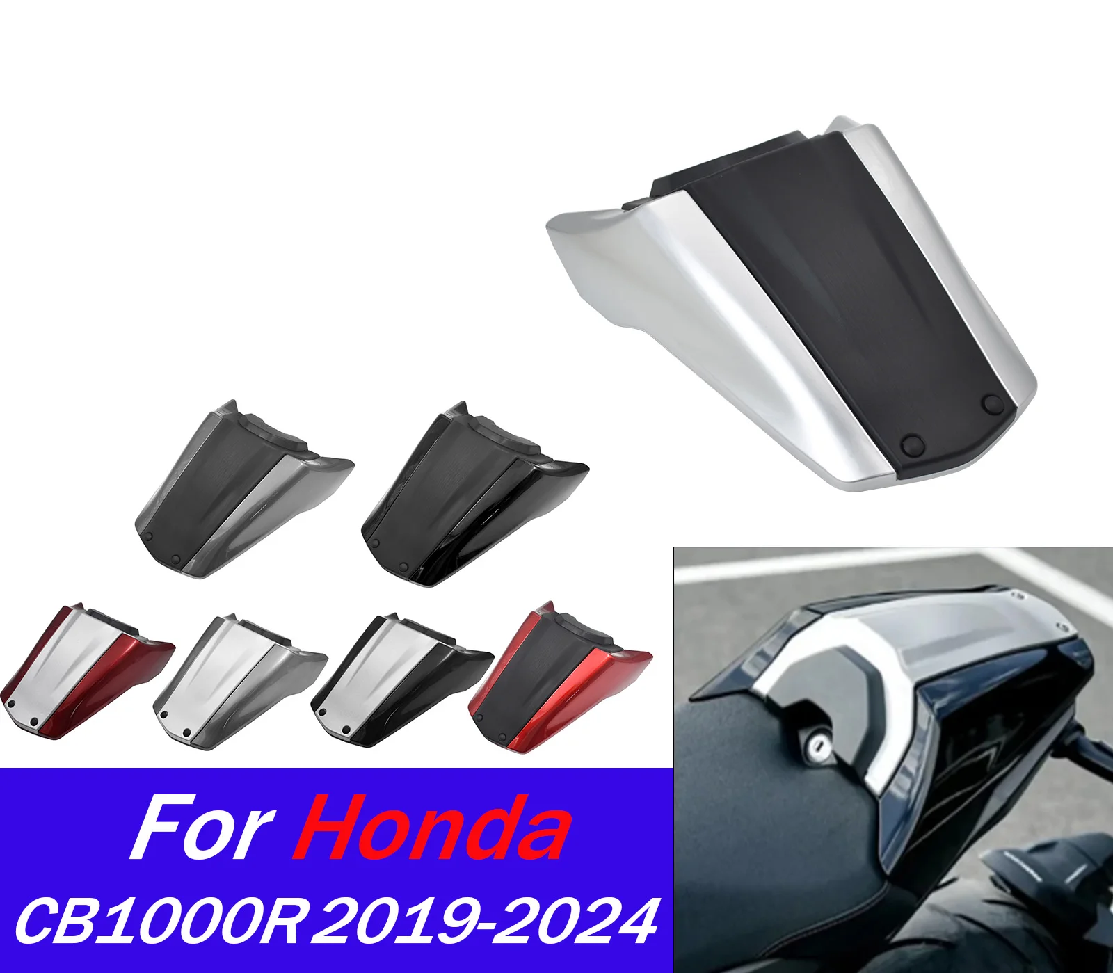 Motorcycle Rear Seat Tail Cover Fairing Cowl For Honda CB 1000R CB1000 R 2019-2022 CB1000R Motorcycle Passenger Seat Cowl Parts
Motorcycle Rear Seat Tail Cover Fairing Cowl For Honda CB 1000R CB1000 R 2019-2022 CB1000R Motorcycle Passenger Seat Cowl Parts