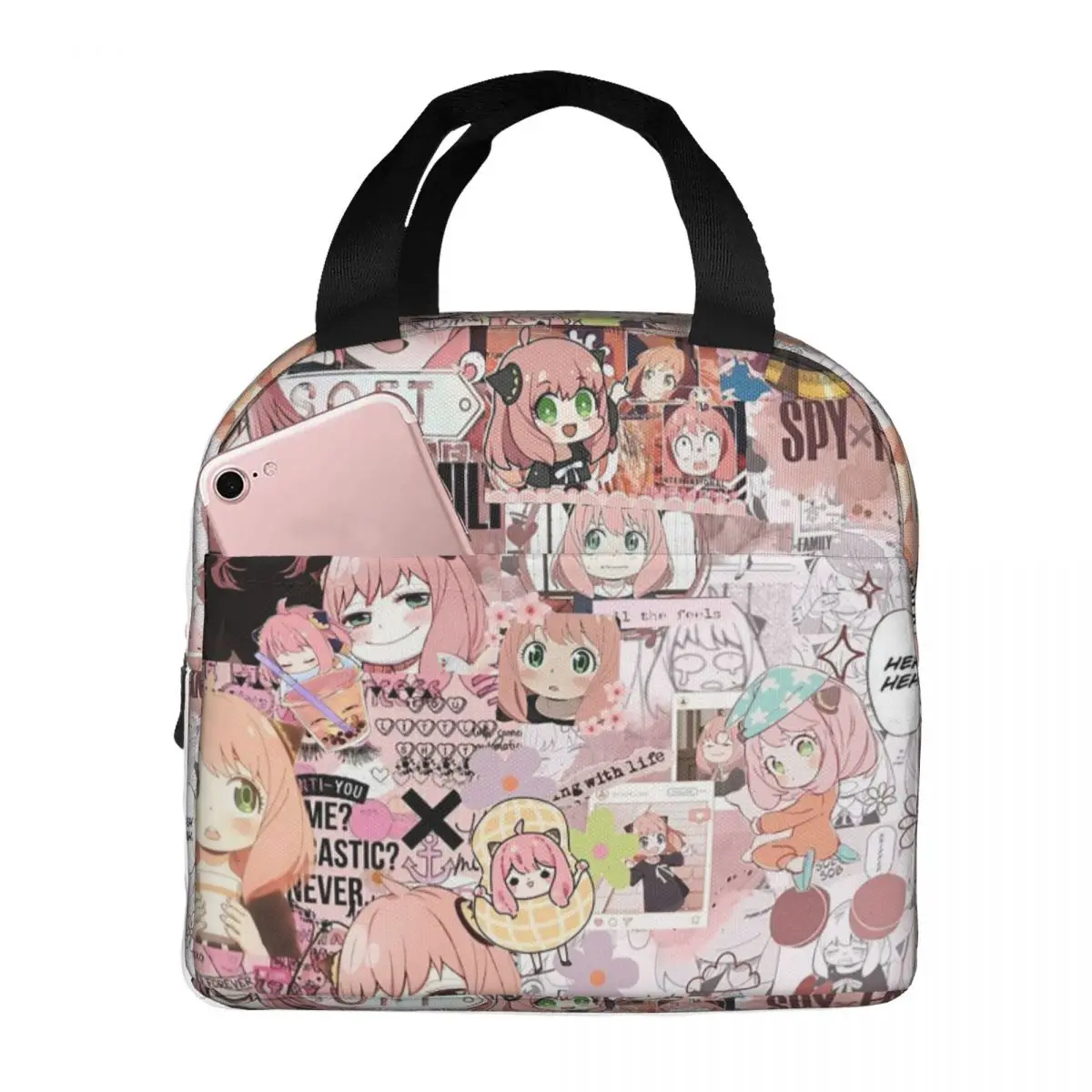 Spy X Family Anime Forger Anya Insulated Lunch Bag for Women Office Cooler Thermal Food Box Tote Portable Lunch Boxes Container
Spy X Family Anime Forger Anya Insulated Lunch Bag for Women Office Cooler Thermal Food Box Tote Portable Lunch Boxes Container