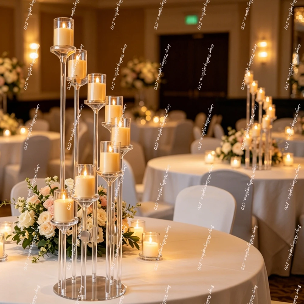 5pcs/10pcs 95cm no candle)Tall Modern Wedding Tall acrylic Tubes acrylic not Crystal Candelabra 5 Arms Table Centerpiece
5pcs/10pcs 95cm no candle)Tall Modern Wedding Tall acrylic Tubes acrylic not Crystal Candelabra 5 Arms Table Centerpiece