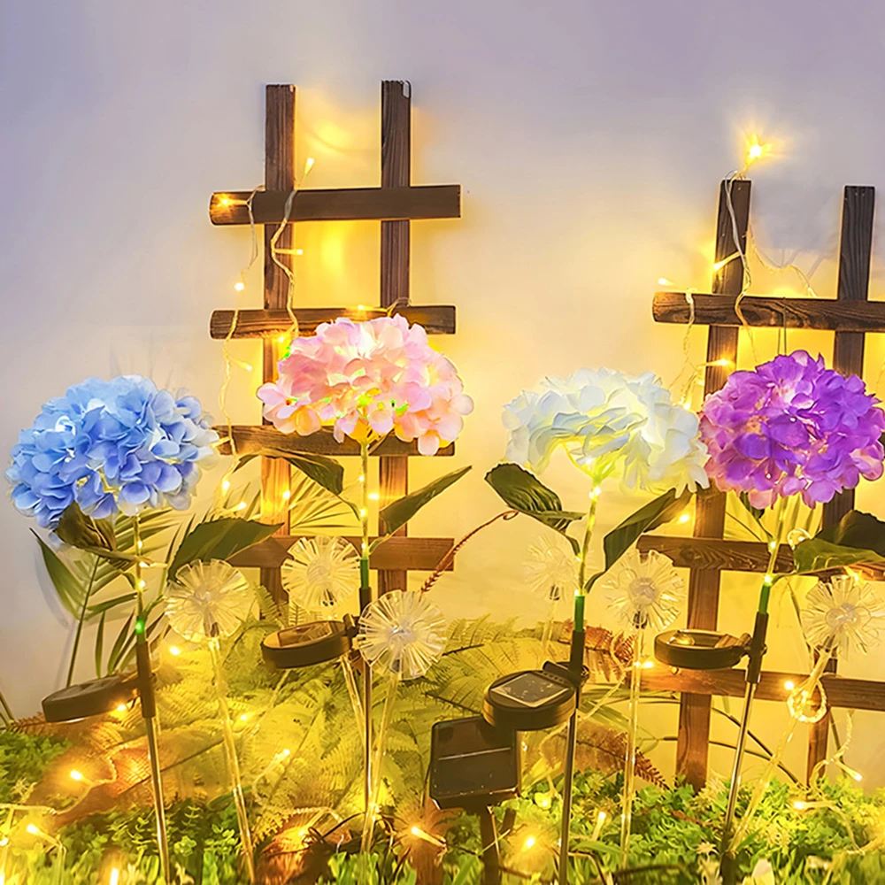 Solar Hydrangea Flower Lawn Lamp Simulation Flower Ground Plug-in Outdoor Garden Decoration Lamp Villa Courtyard Landscape Court
Solar Hydrangea Flower Lawn Lamp Simulation Flower Ground Plug-in Outdoor Garden Decoration Lamp Villa Courtyard Landscape Court