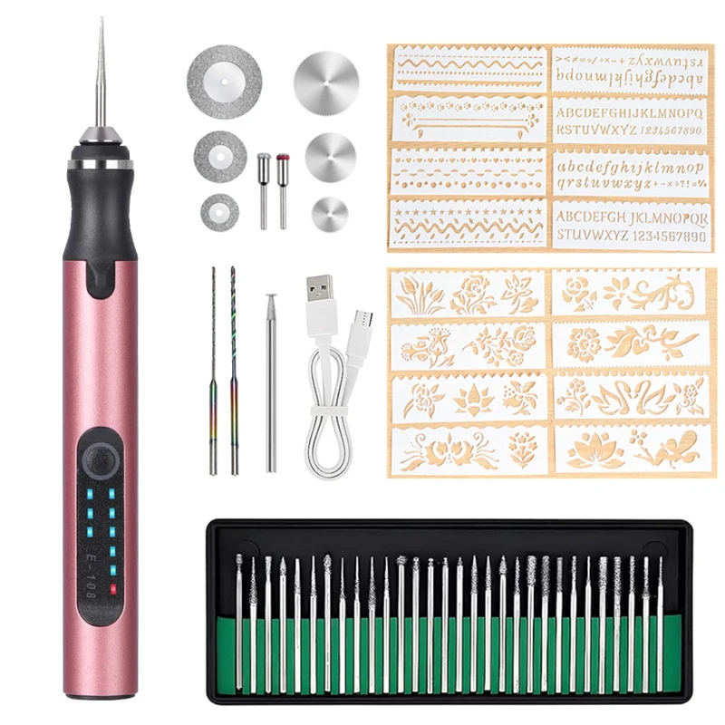3.6V Cordless Mini Rotary Tool, 3-Speed Adjustable Electric Grinder for Jewelry Engraving Nail Art and DIY Projects
3.6V Cordless Mini Rotary Tool, 3-Speed Adjustable Electric Grinder for Jewelry Engraving Nail Art and DIY Projects