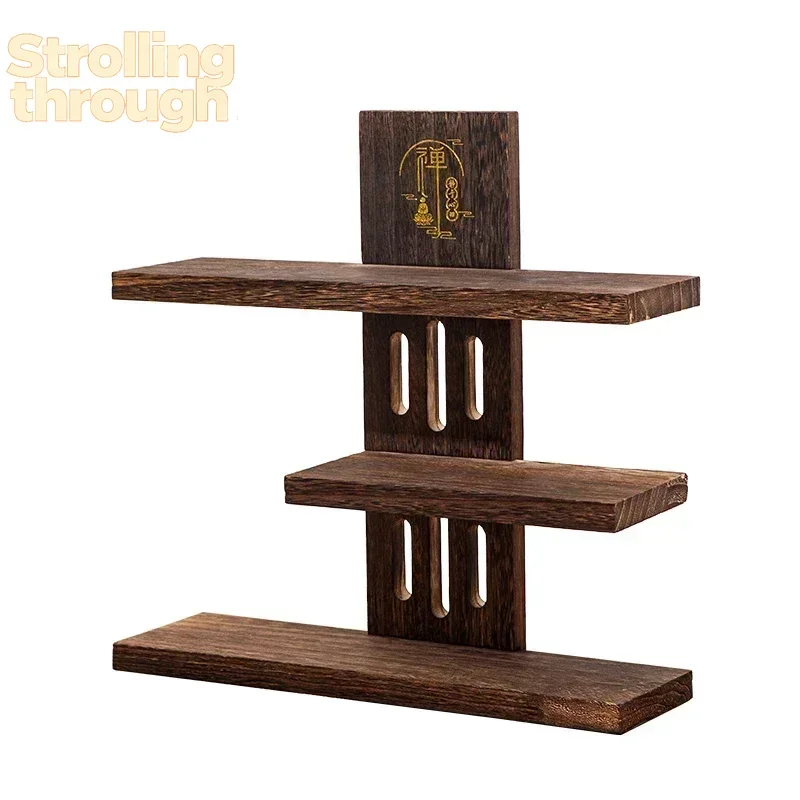 3-4layer Retro Desktop Storage Holders Wooden Small Tea Cup Teaset Purple Clay Pot Display Shelf Chinese Style Antique Stand
3-4layer Retro Desktop Storage Holders Wooden Small Tea Cup Teaset Purple Clay Pot Display Shelf Chinese Style Antique Stand