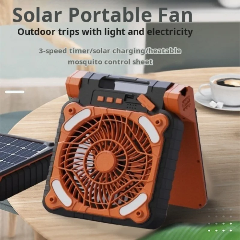 Портативный многофункциональный вентилятор для кемпинга на солнечной батарее, новый вентилятор для кемпинга
Портативный многофункциональный вентилятор для кемпинга на солнечной батарее, новый вентилятор для кемпинга