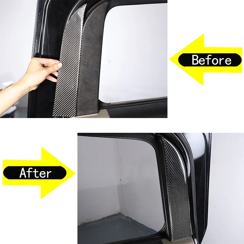 Soft Carbon Fiber Car Interior C-pillar Glass Trim Sticker for Hummer H2 2003-2007 Interior Car Accessories
Soft Carbon Fiber Car Interior C-pillar Glass Trim Sticker for Hummer H2 2003-2007 Interior Car Accessories