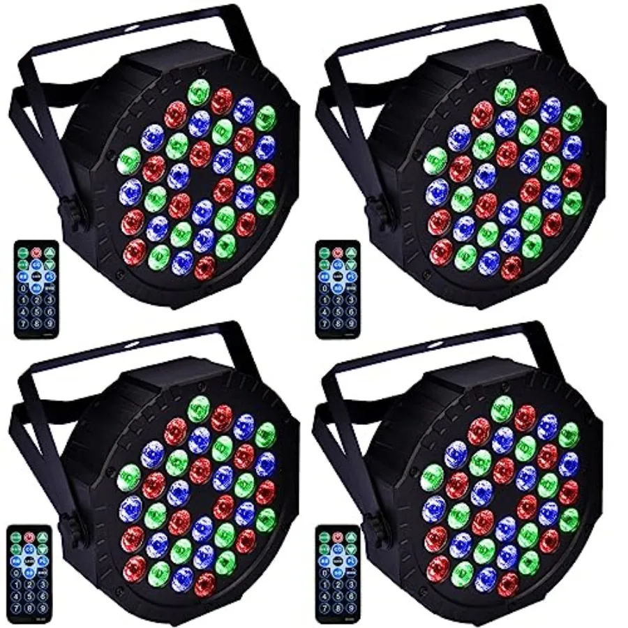 Stage Lights Dj Lights for Parties Led Stage Light Sound Activated Portable Party Light Par Light 36 Led RGB Remote Control Upl
Stage Lights Dj Lights for Parties Led Stage Light Sound Activated Portable Party Light Par Light 36 Led RGB Remote Control Upl