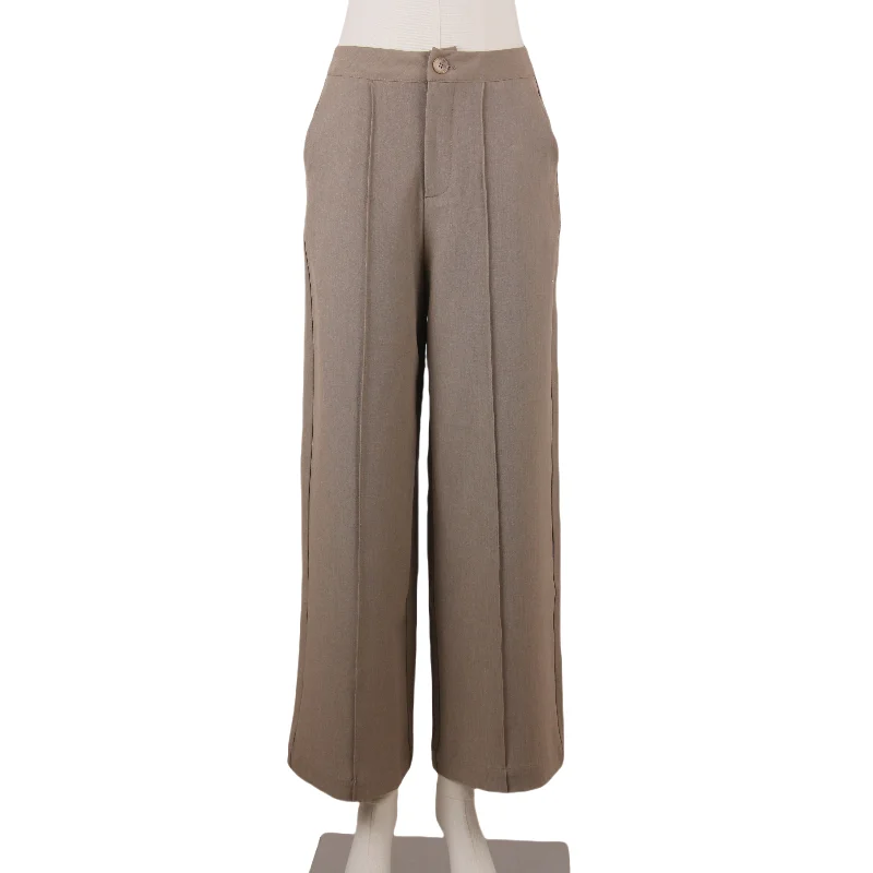 Fashionable and Casual High Waisted Hanging Solid Color Slimming Women's Straight Leg Pants
Fashionable and Casual High Waisted Hanging Solid Color Slimming Women's Straight Leg Pants